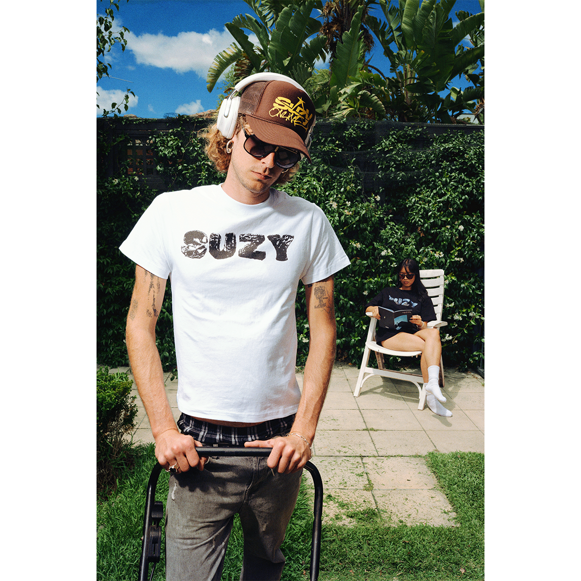 Online Script Trucker Hat